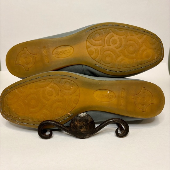 New Born Women's Size 6 Flats Light Blue Leather Comfort Slip-On Shoes - Picture 2 of 7